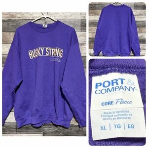 Port & Company University Of Washington Husky Strong Sweatshirt XL Purple READ